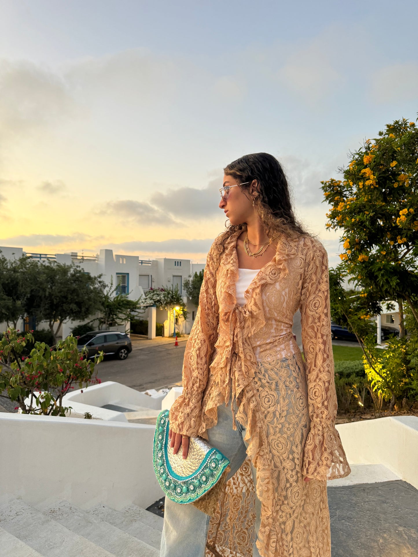Lace Dusk Cardigan - Haven Charm Egypt