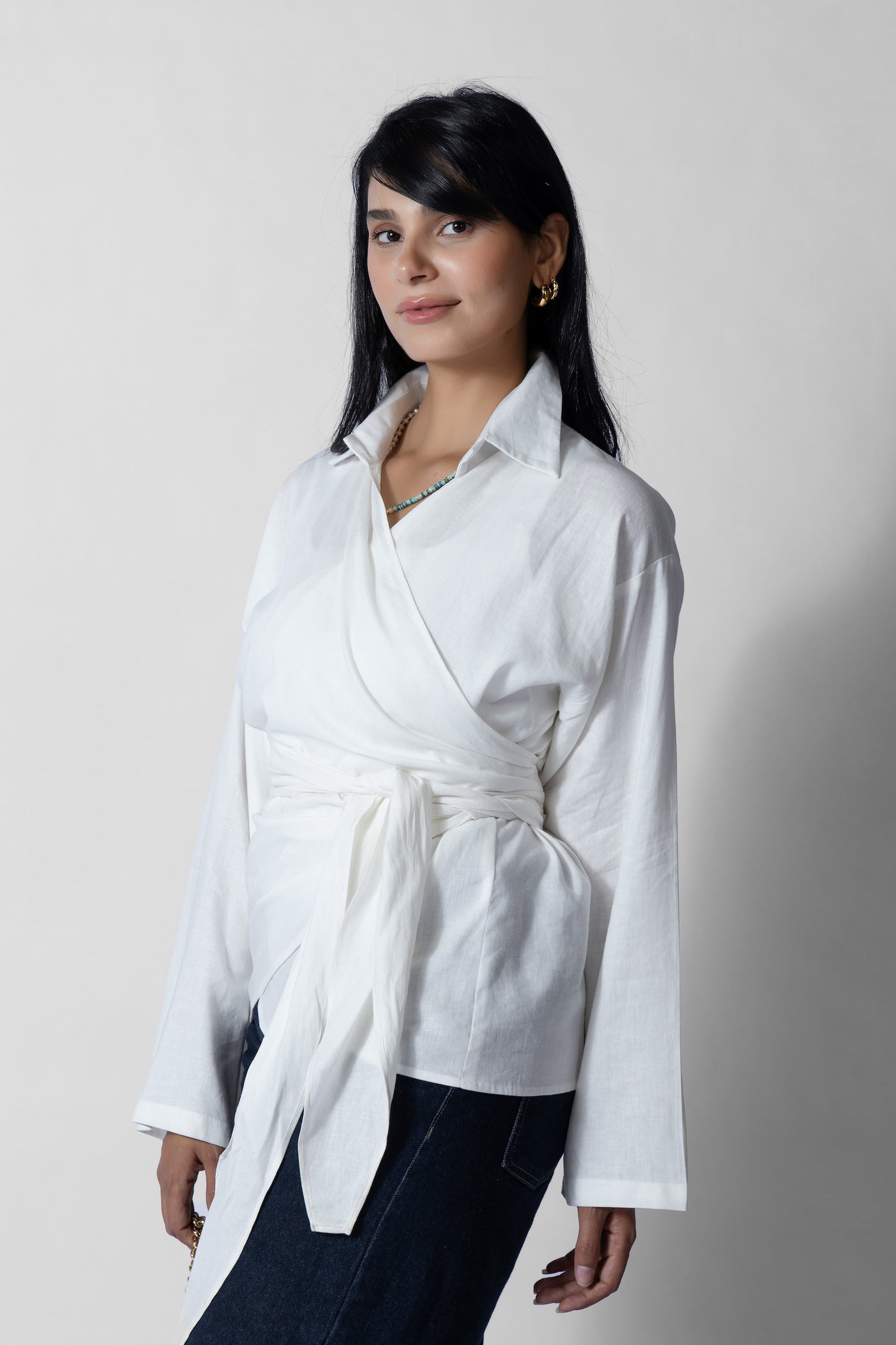 Mira Wrap Blouse - Haven Charm Egypt