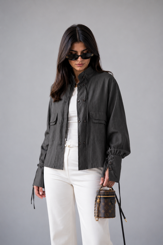 Linen Utility Shirt