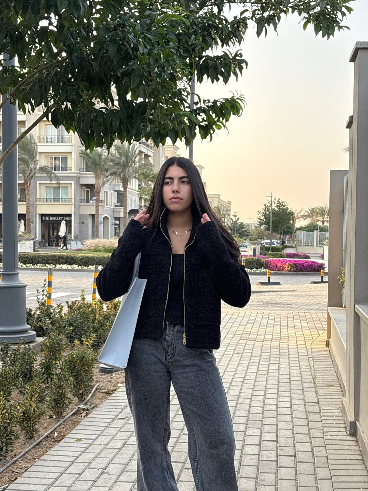 Noir Teddy Jacket - Haven Charm Egypt