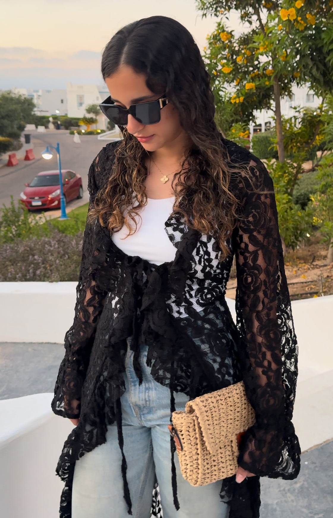 Lace Dusk Cardigan - Haven Charm Egypt