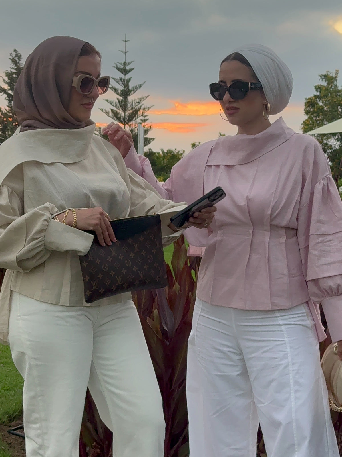 Pure Linen Blouse - Haven Charm Egypt
