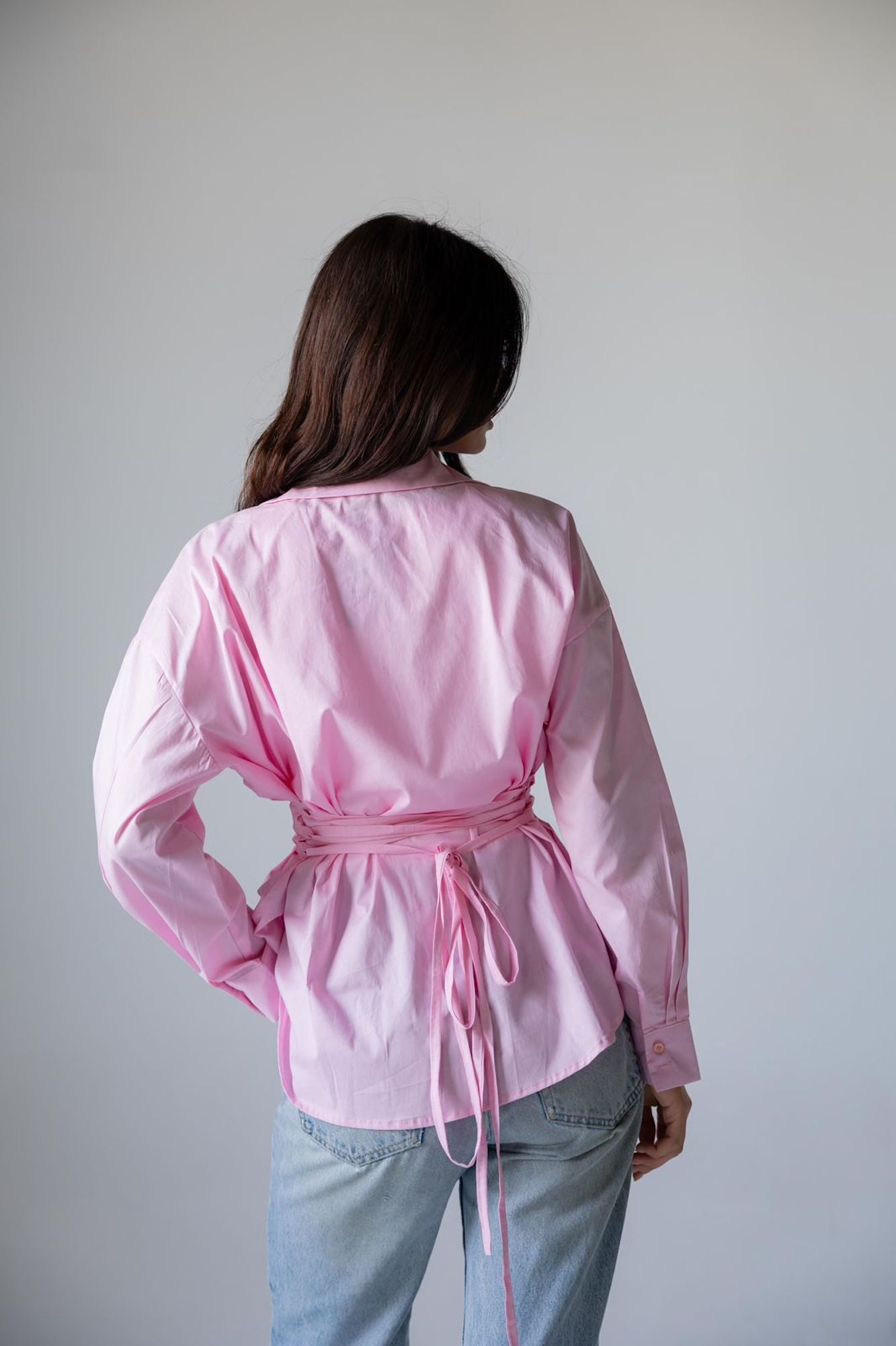 Soléa Poplin Tie Shirt - Haven Charm Egypt