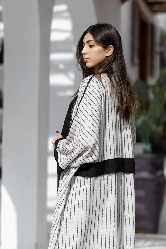 Morning Loom Linen Kaftan - Haven Charm Egypt