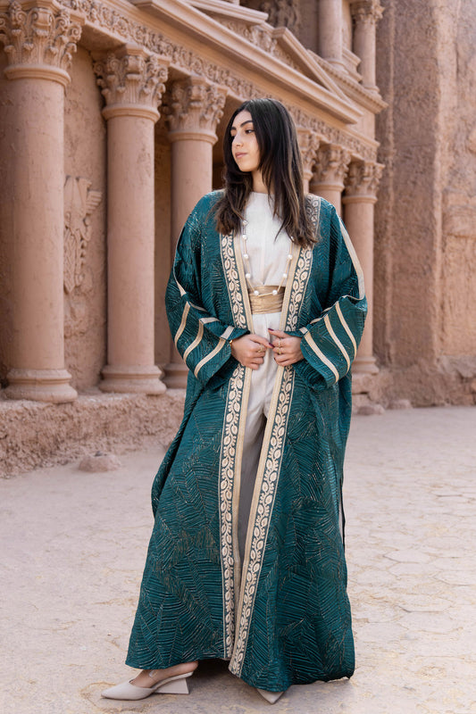 Zahra Emerald Kaftan - Haven Charm Egypt