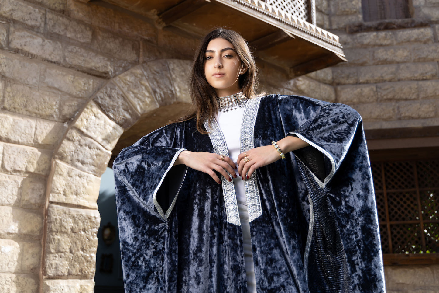 Majestic Velvet Kaftan