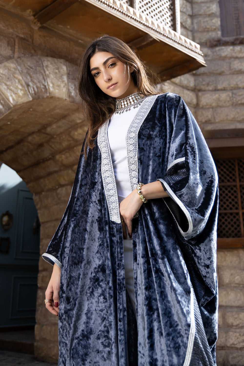 Majestic Velvet Kaftan