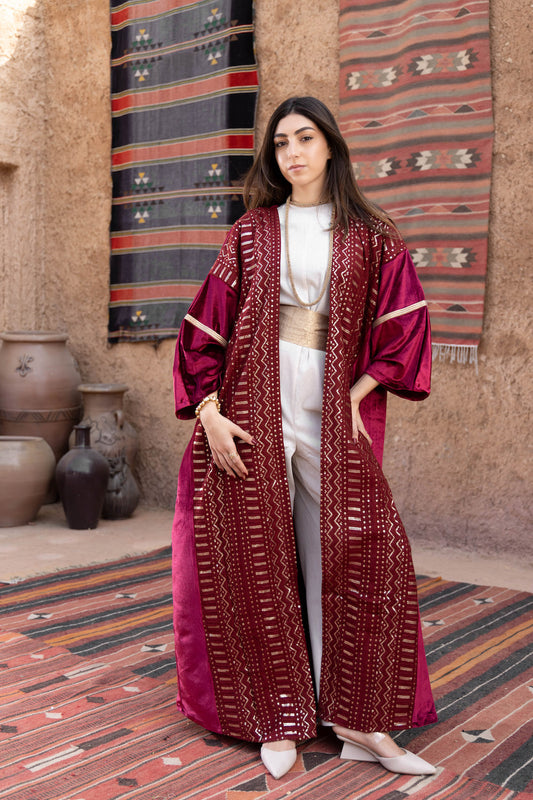Zayna Velvet Kaftan - Haven Charm Egypt
