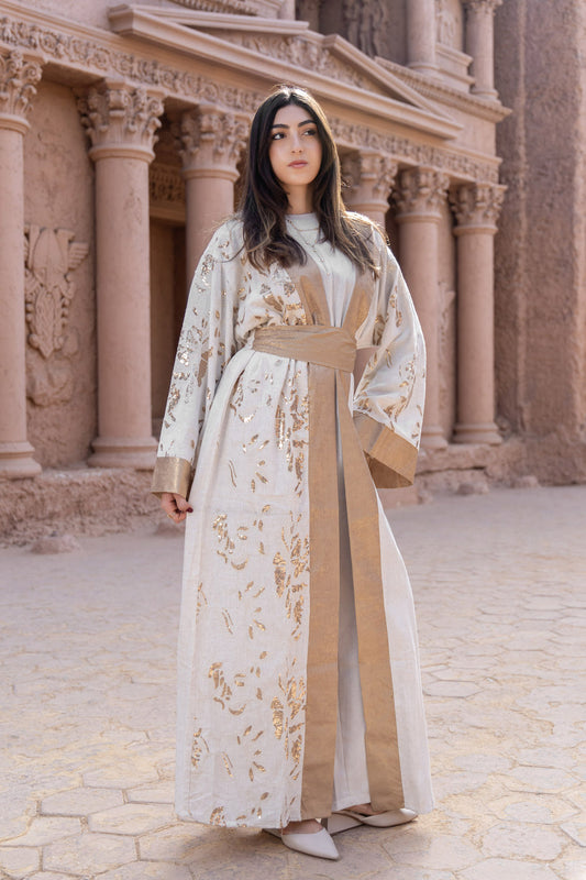 Noora Gold Kaftan - Haven Charm Egypt