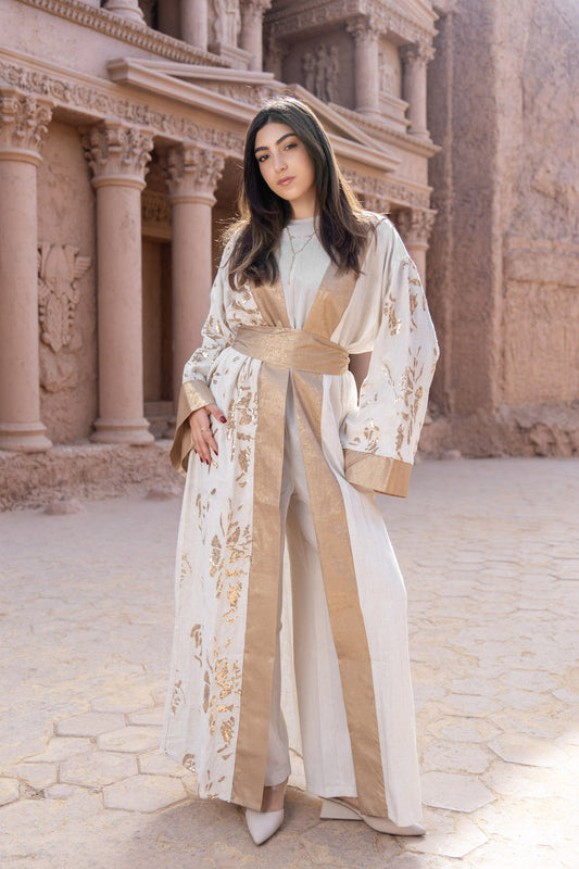 Noora Gold Kaftan - Haven Charm Egypt