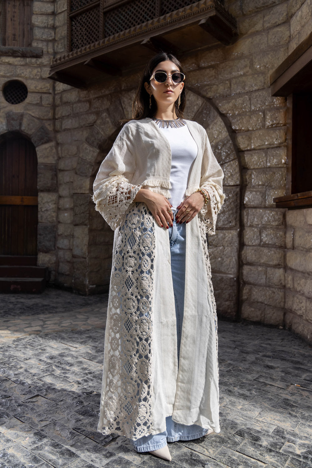 Amara Lace Kaftan - Haven Charm Egypt
