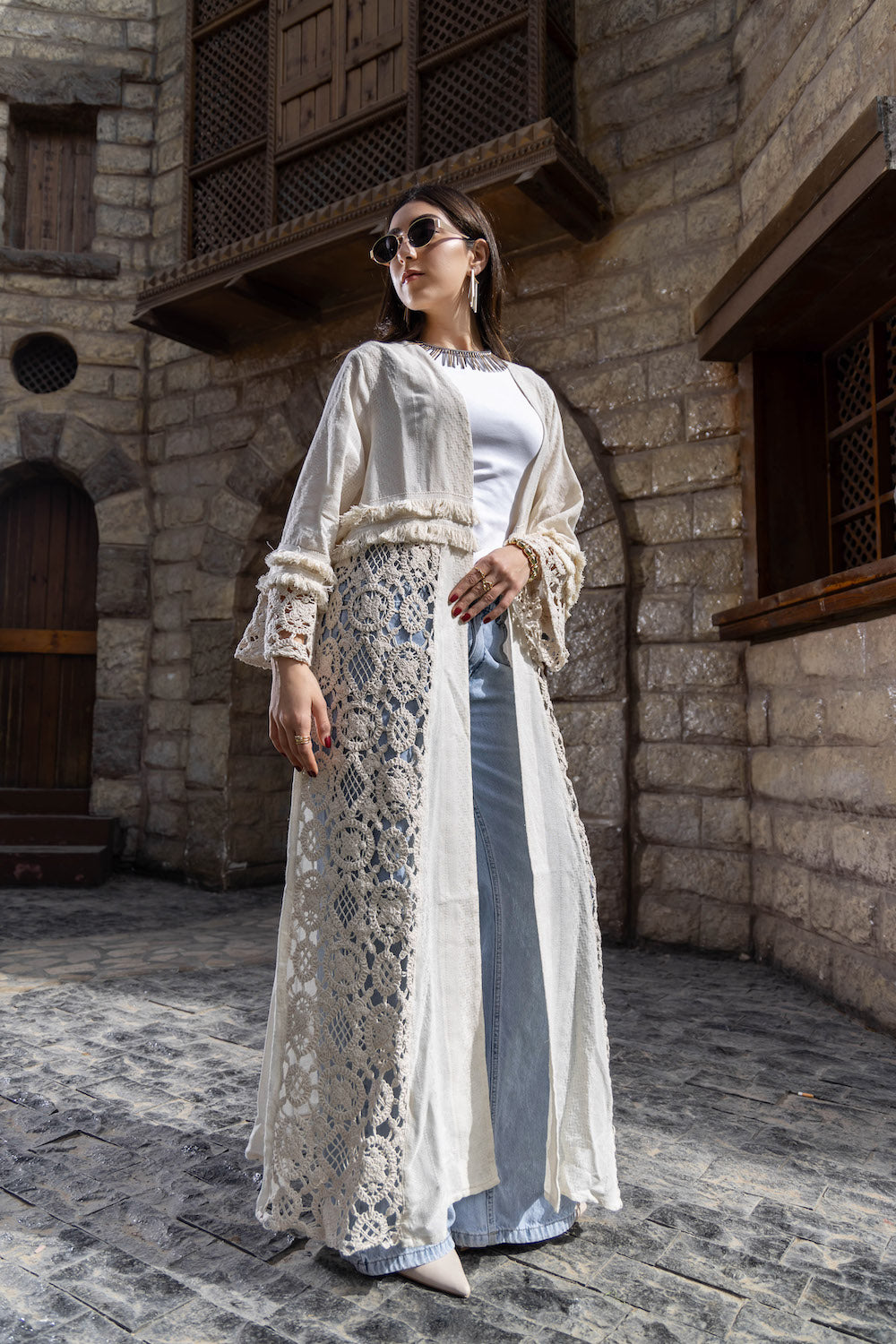 Amara Lace Kaftan - Haven Charm Egypt
