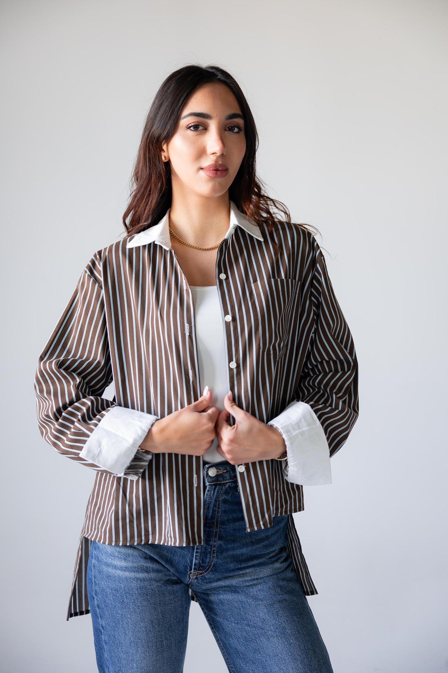 Ayla Striped Shirt - Haven Charm Egypt