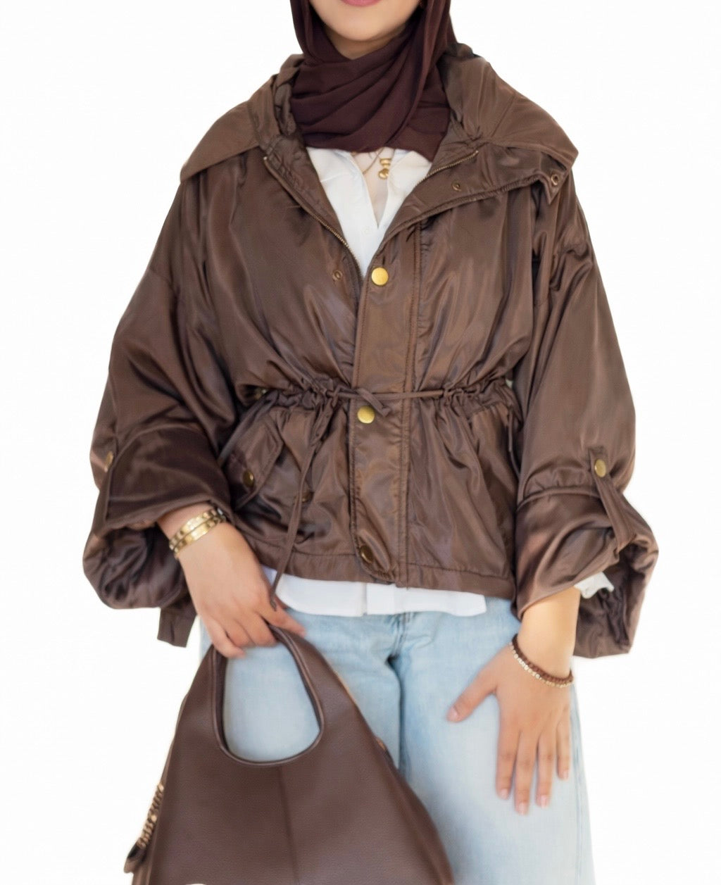 Cropped Hooded Jacket - Haven Charm Egypt