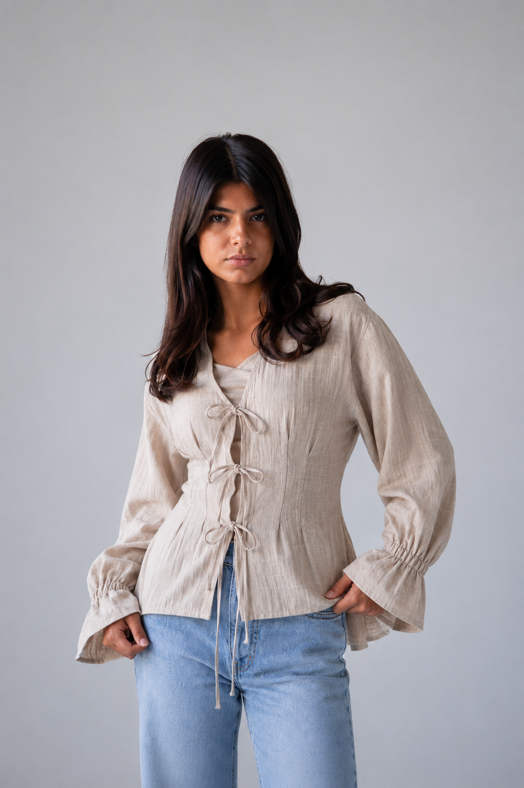 Tied Charm Blouse