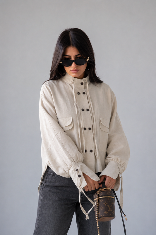 Linen Utility Shirt