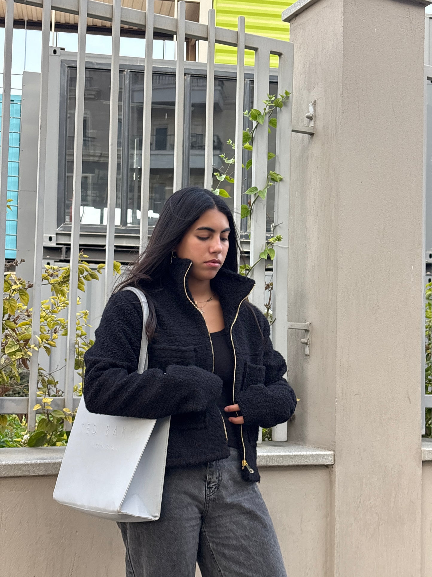 Noir Teddy Jacket - Haven Charm Egypt