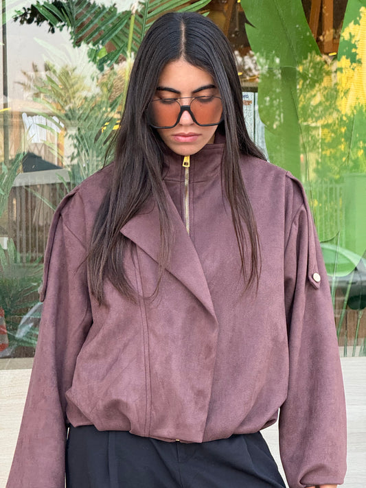 Ember Suede Jacket - Haven Charm Egypt