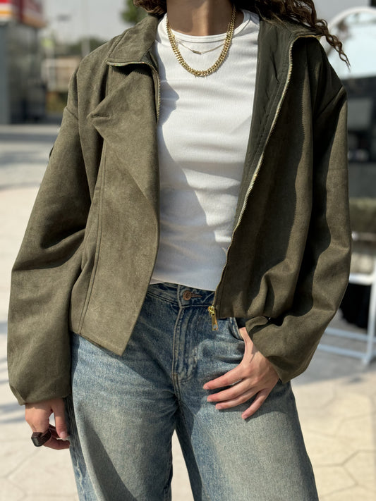 Ember Suede Jacket - Haven Charm Egypt