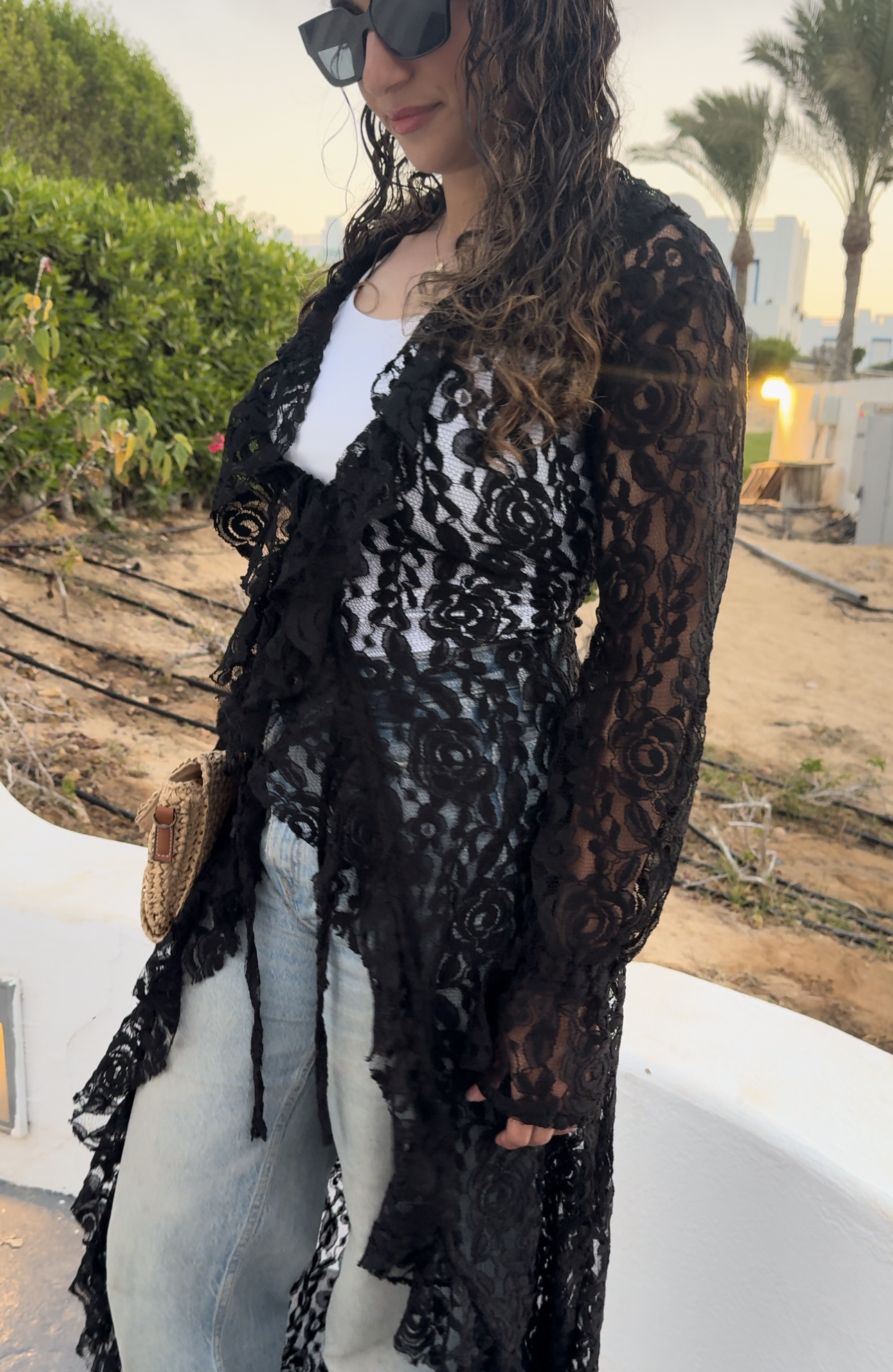 Lace Dusk Cardigan - Haven Charm Egypt
