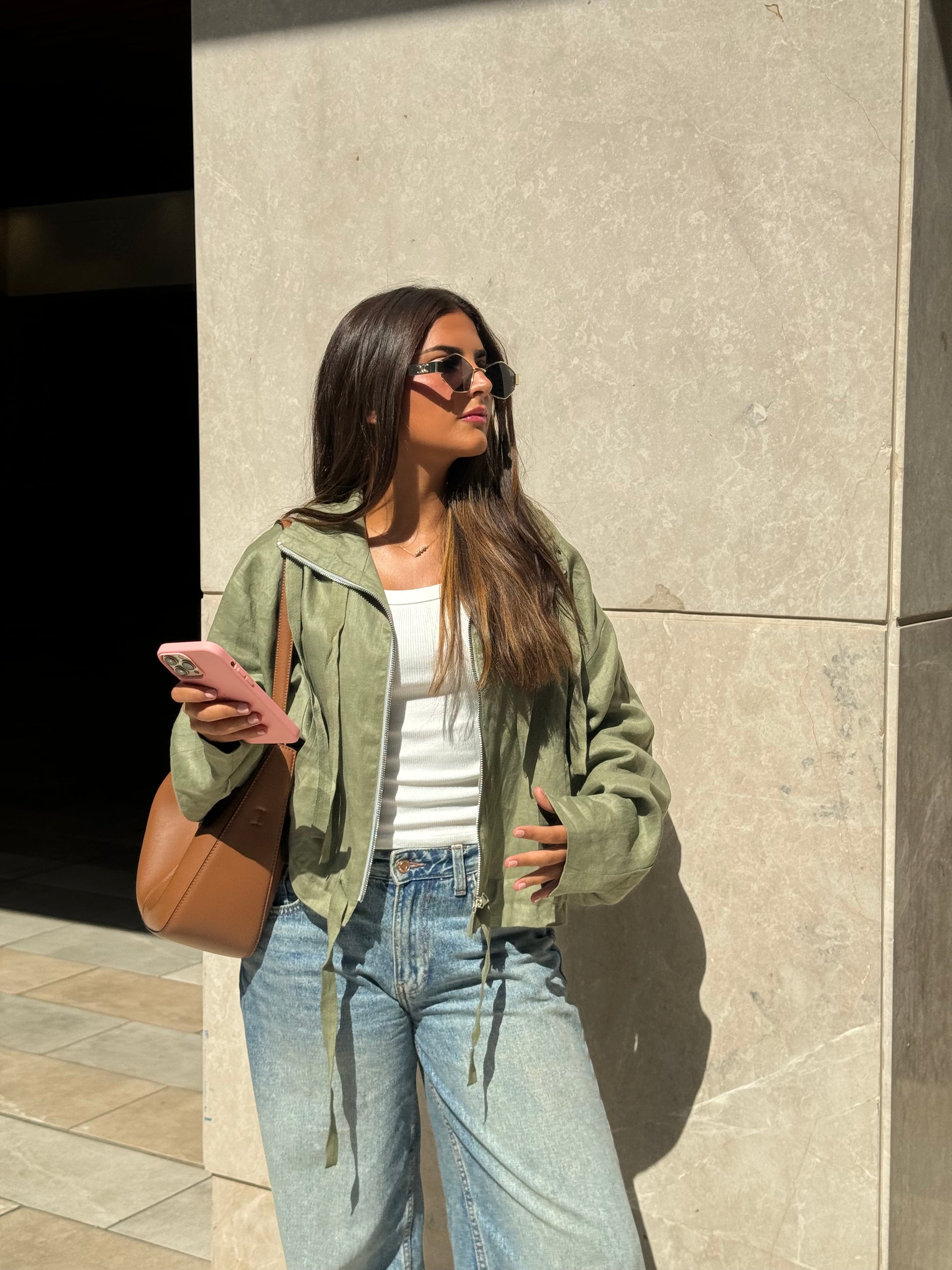 Cleo Cropped Jacket - Haven Charm Egypt