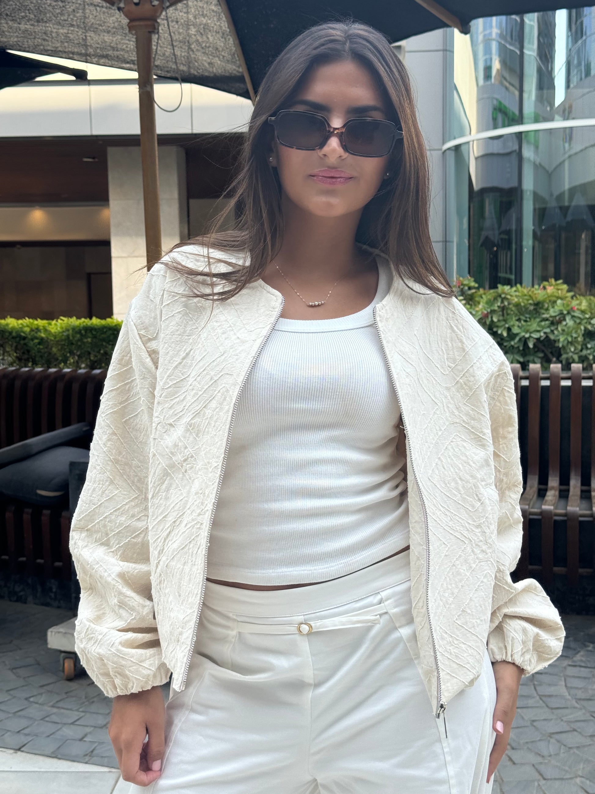 Nova Embroidered Bomber - Haven Charm Egypt