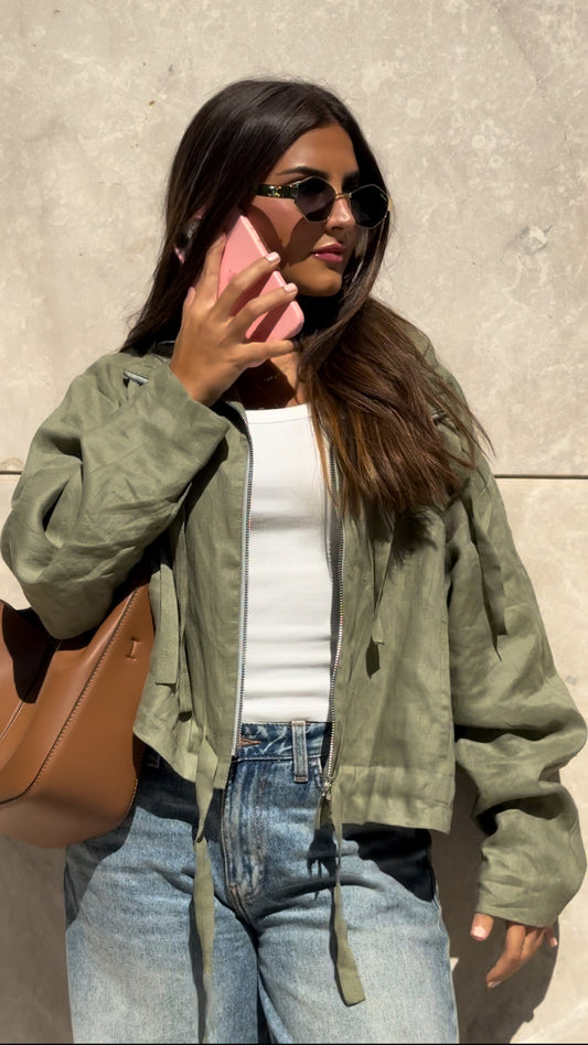 Cleo Cropped Jacket - Haven Charm Egypt