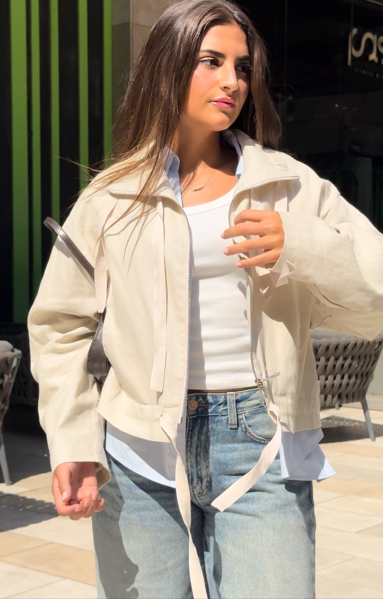 Cleo Cropped Jacket - Haven Charm Egypt