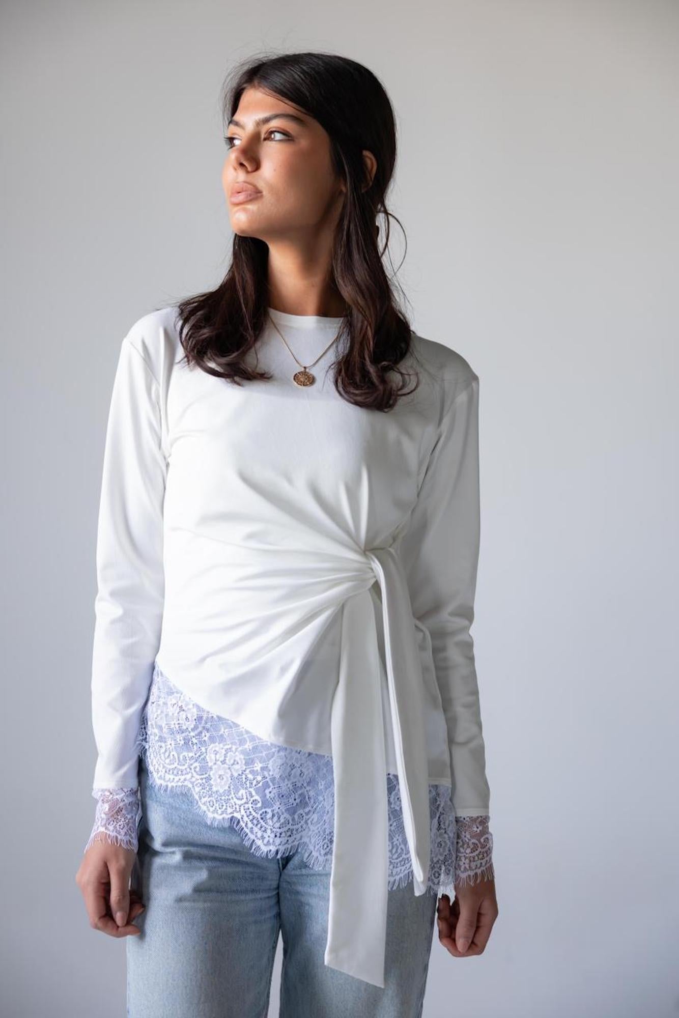 Lace Wrap Top - Haven Charm Egypt