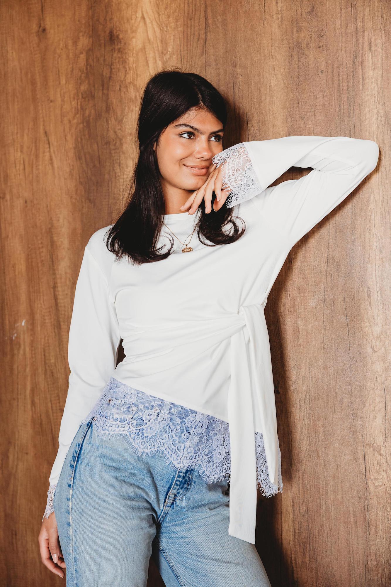 Lace Wrap Top - Haven Charm Egypt