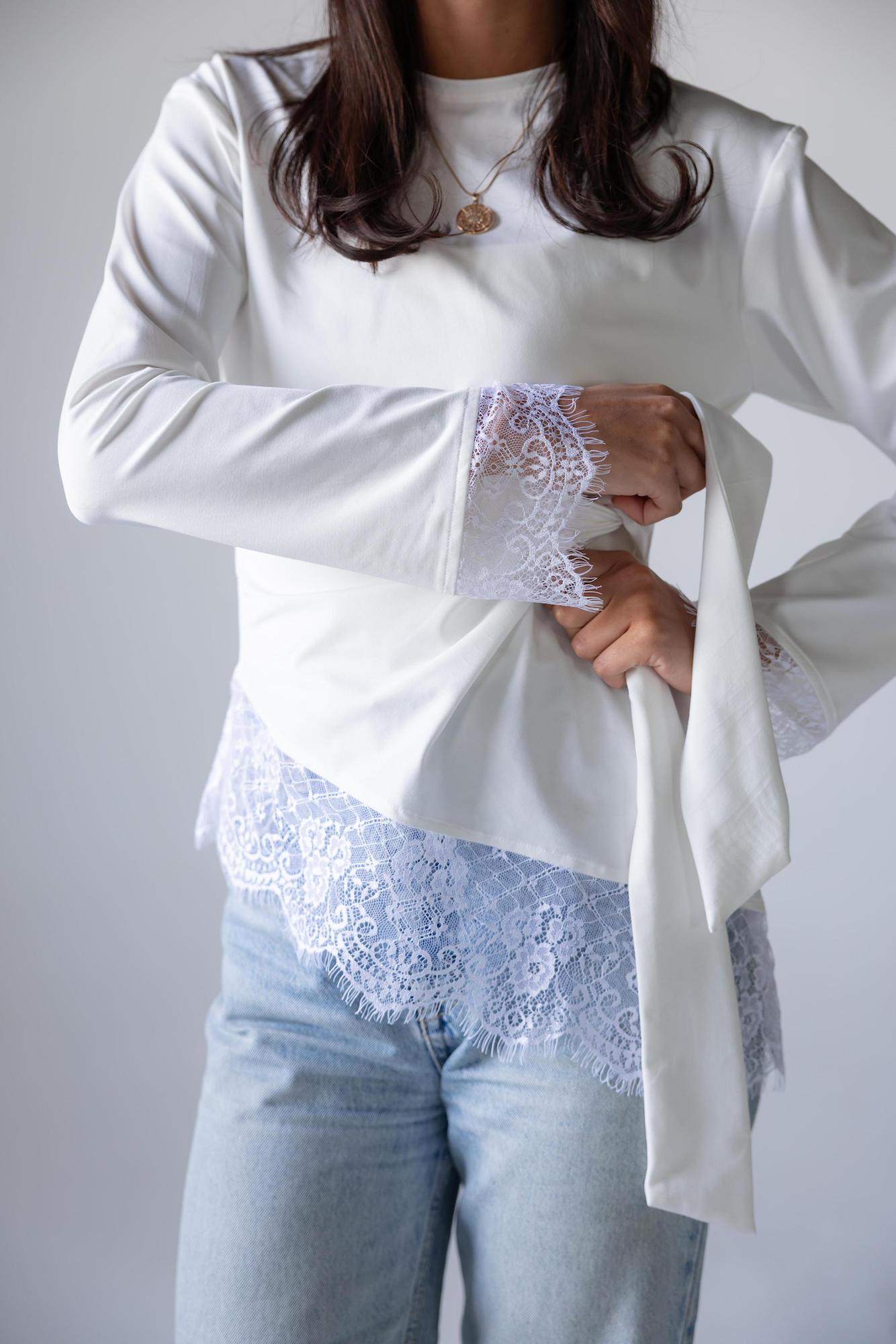 Lace Wrap Top - Haven Charm Egypt