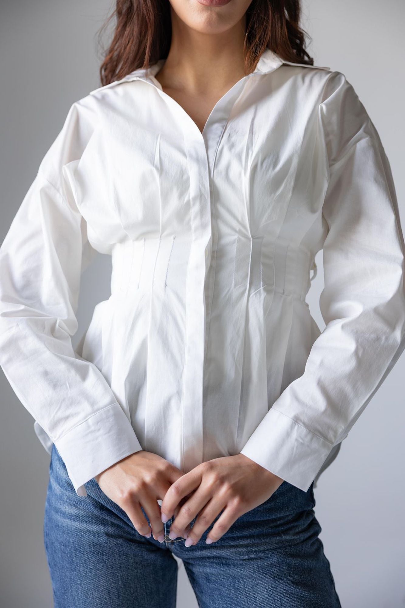Soléa Poplin Tie Shirt - Haven Charm Egypt