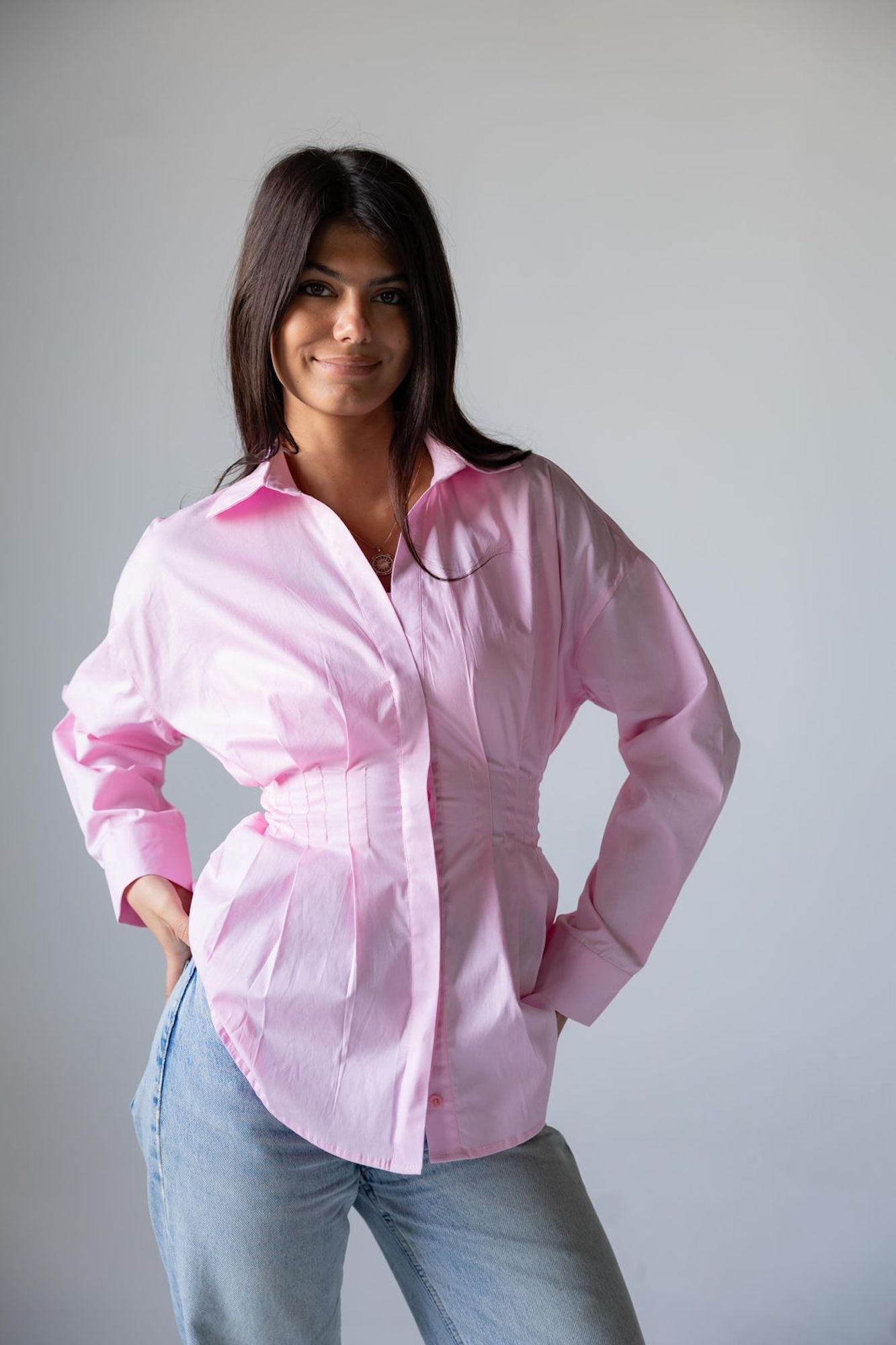 Soléa Poplin Tie Shirt - Haven Charm Egypt