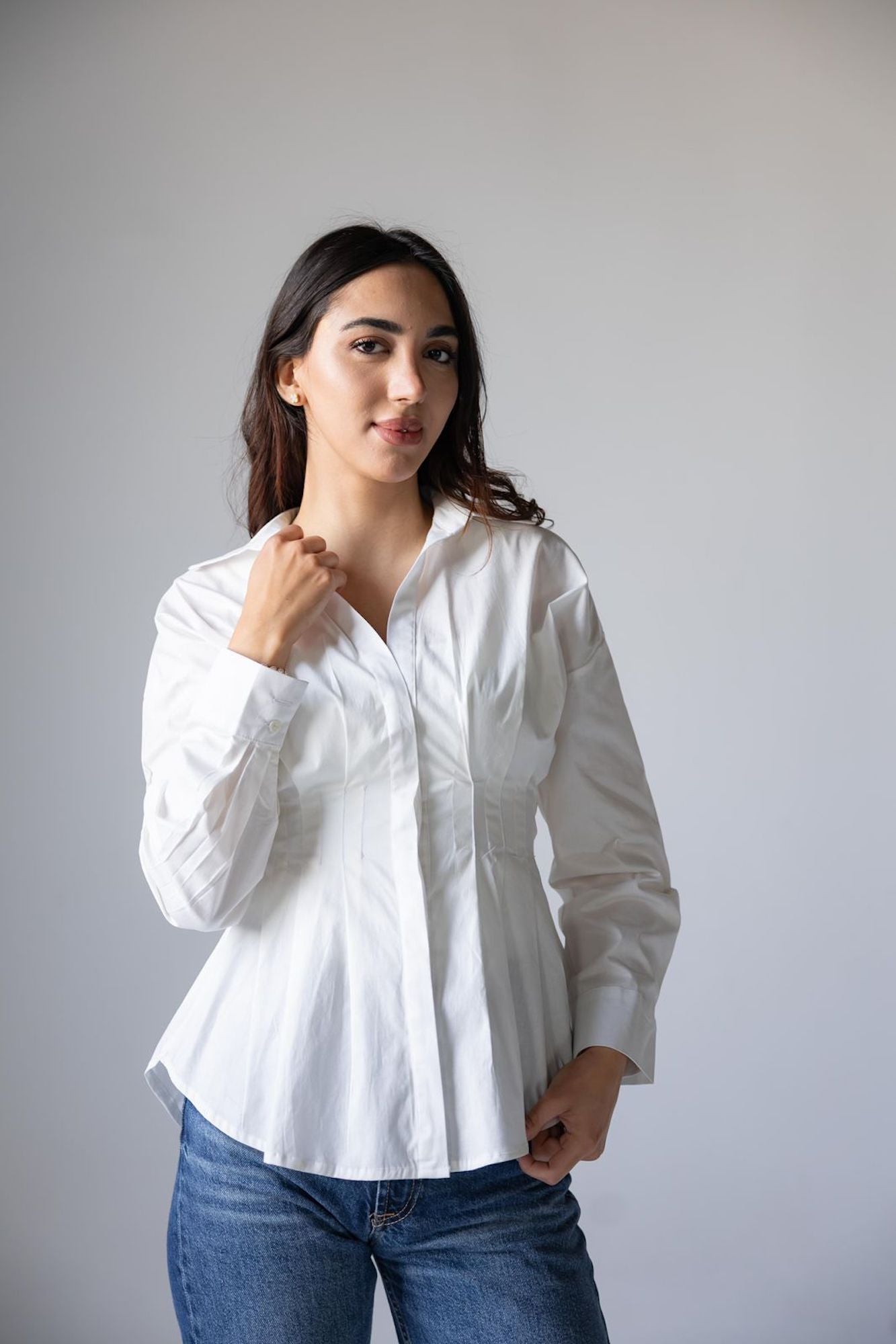 Soléa Poplin Tie Shirt - Haven Charm Egypt