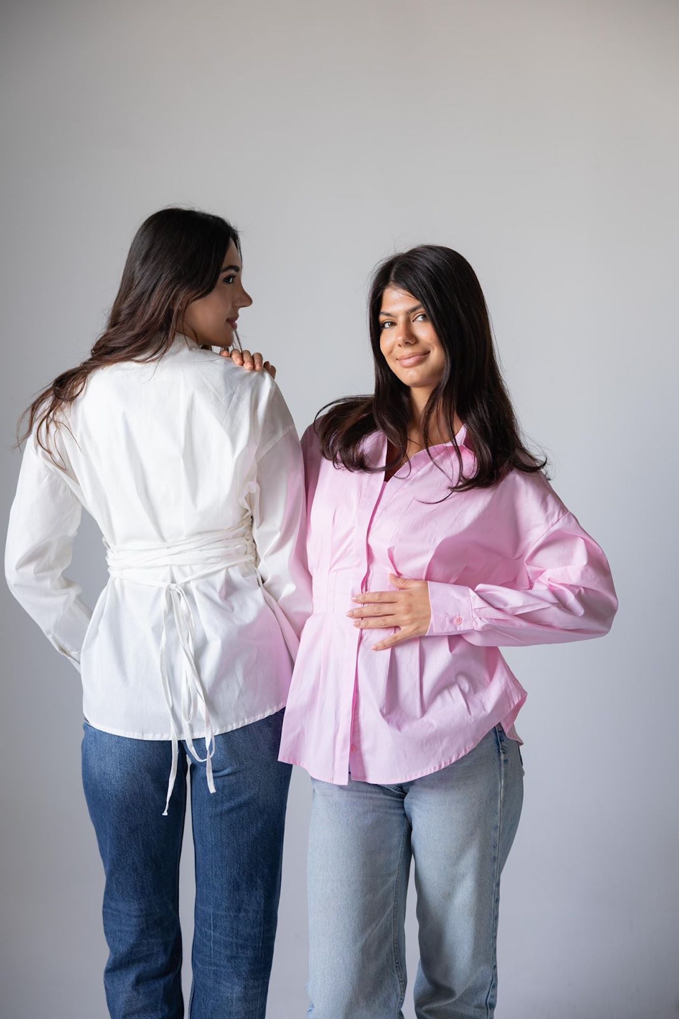 Soléa Poplin Tie Shirt - Haven Charm Egypt