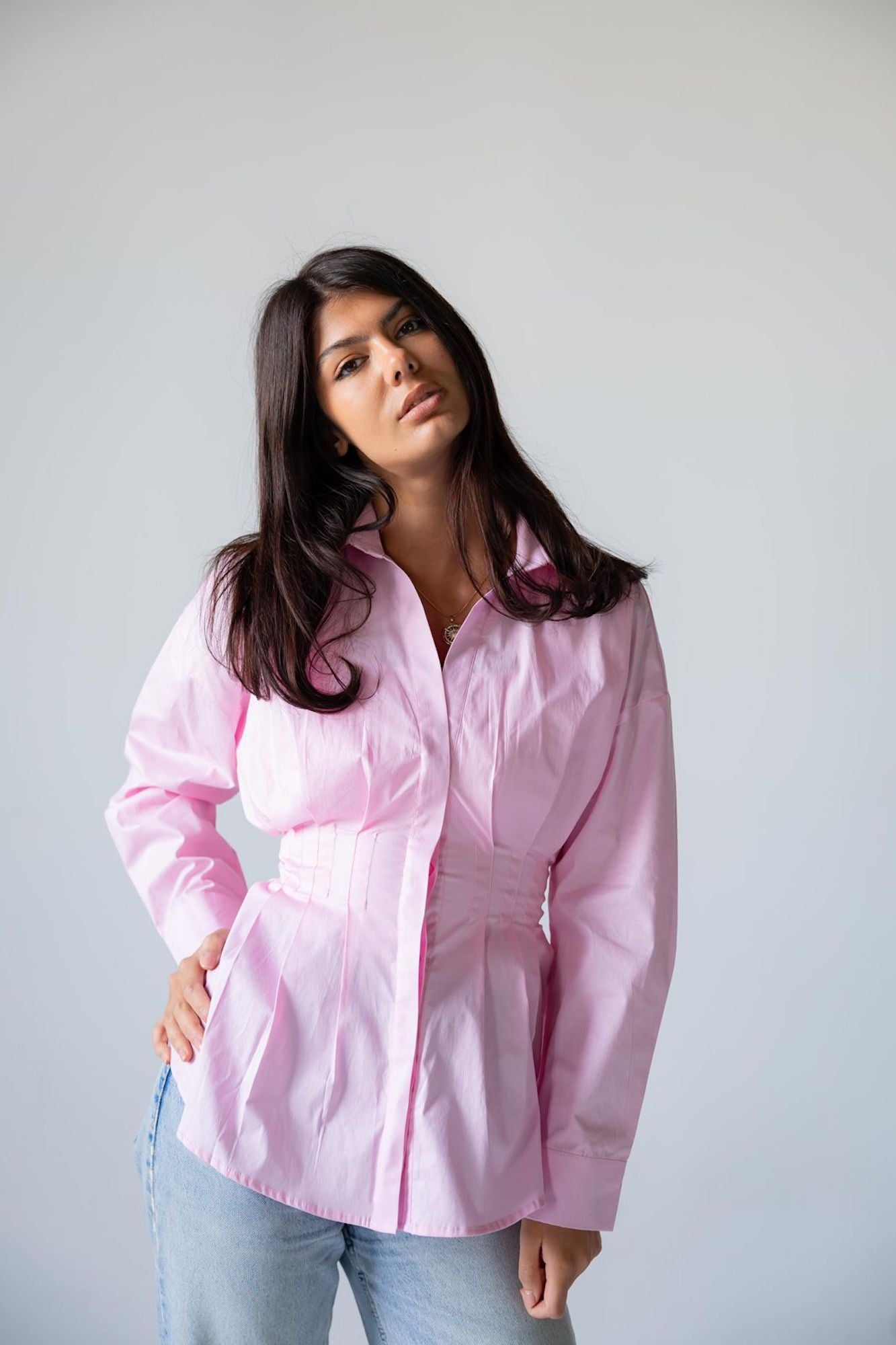 Soléa Poplin Tie Shirt - Haven Charm Egypt