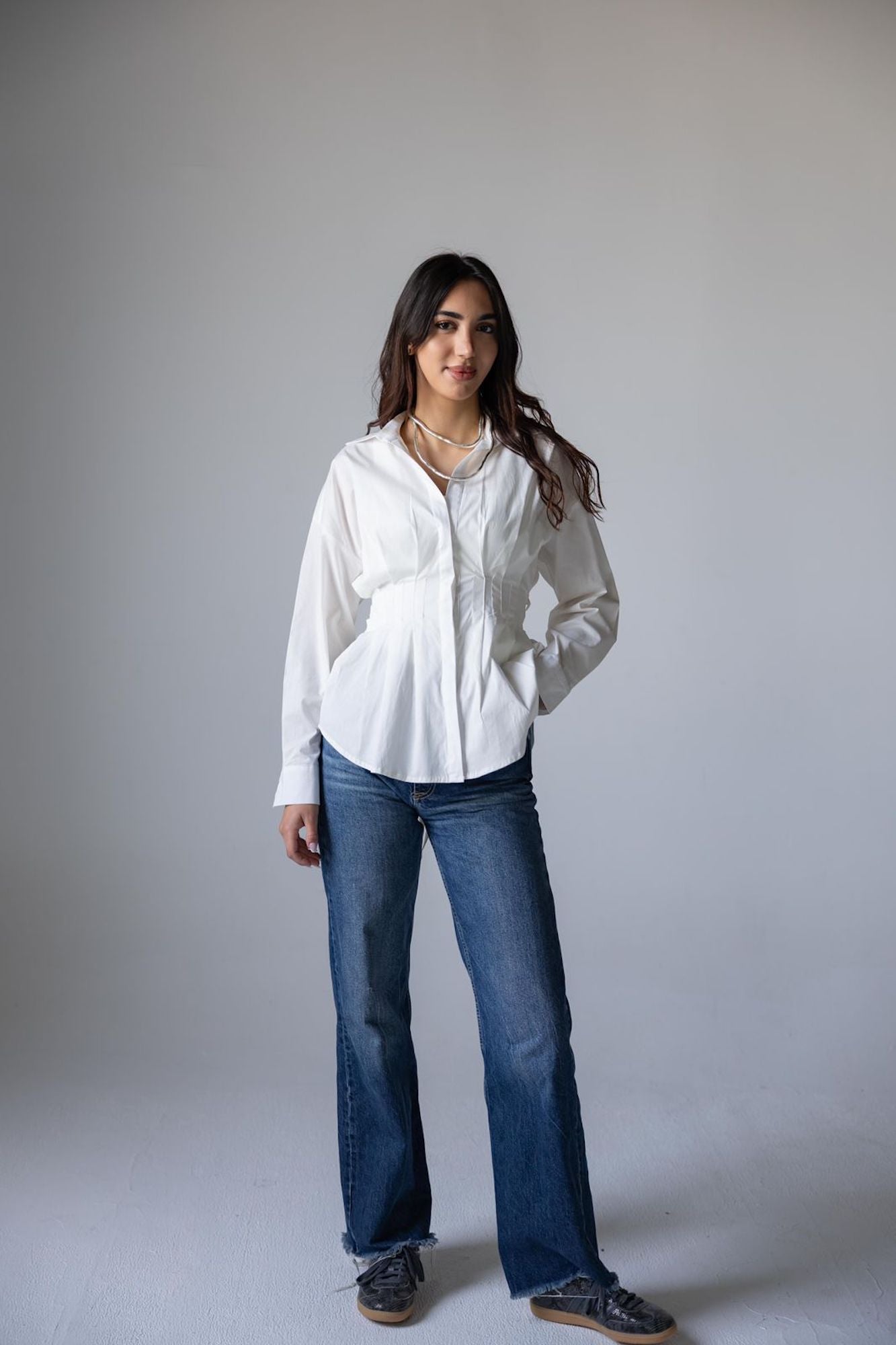 Soléa Poplin Tie Shirt - Haven Charm Egypt