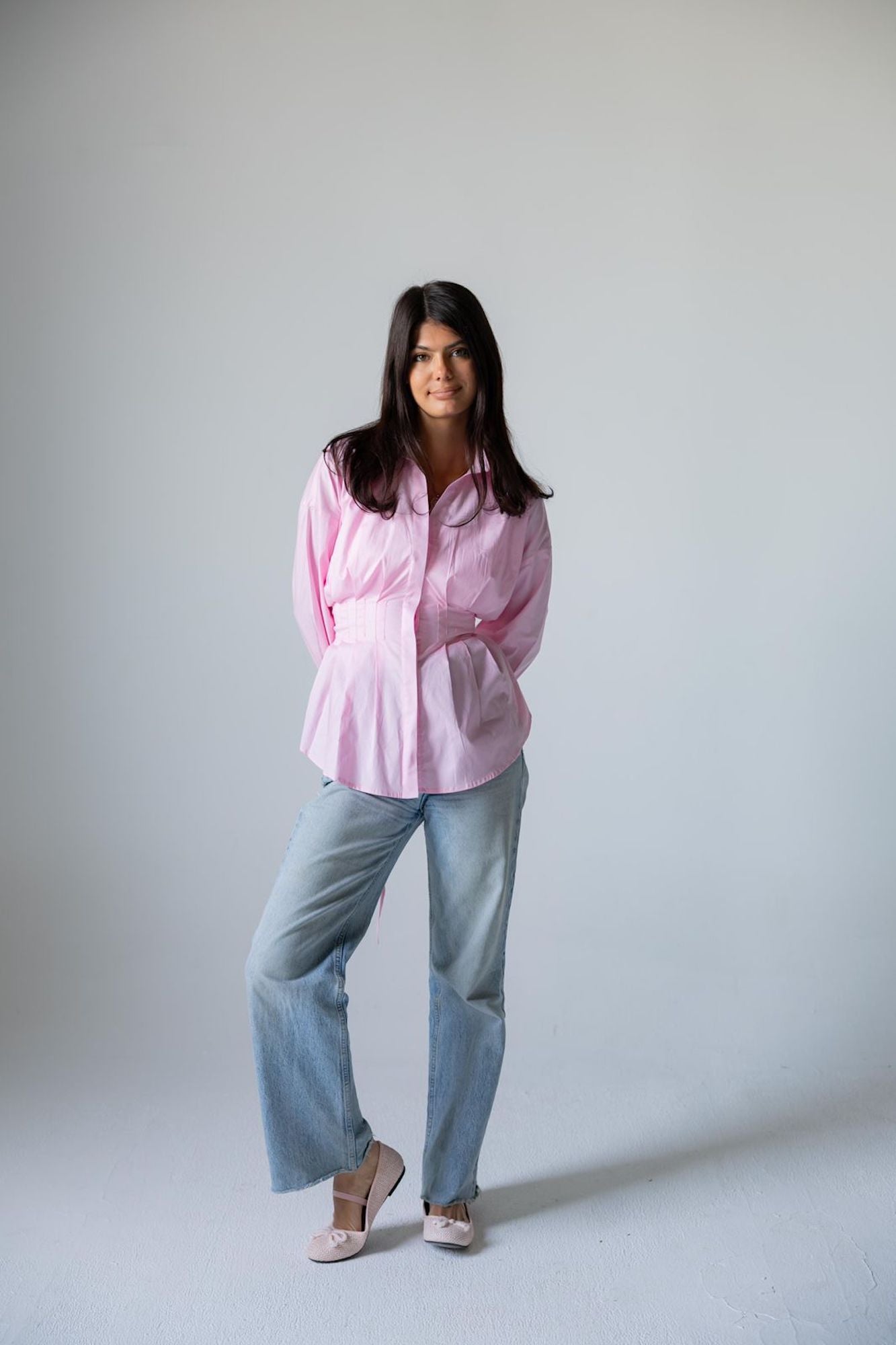 Soléa Poplin Tie Shirt - Haven Charm Egypt