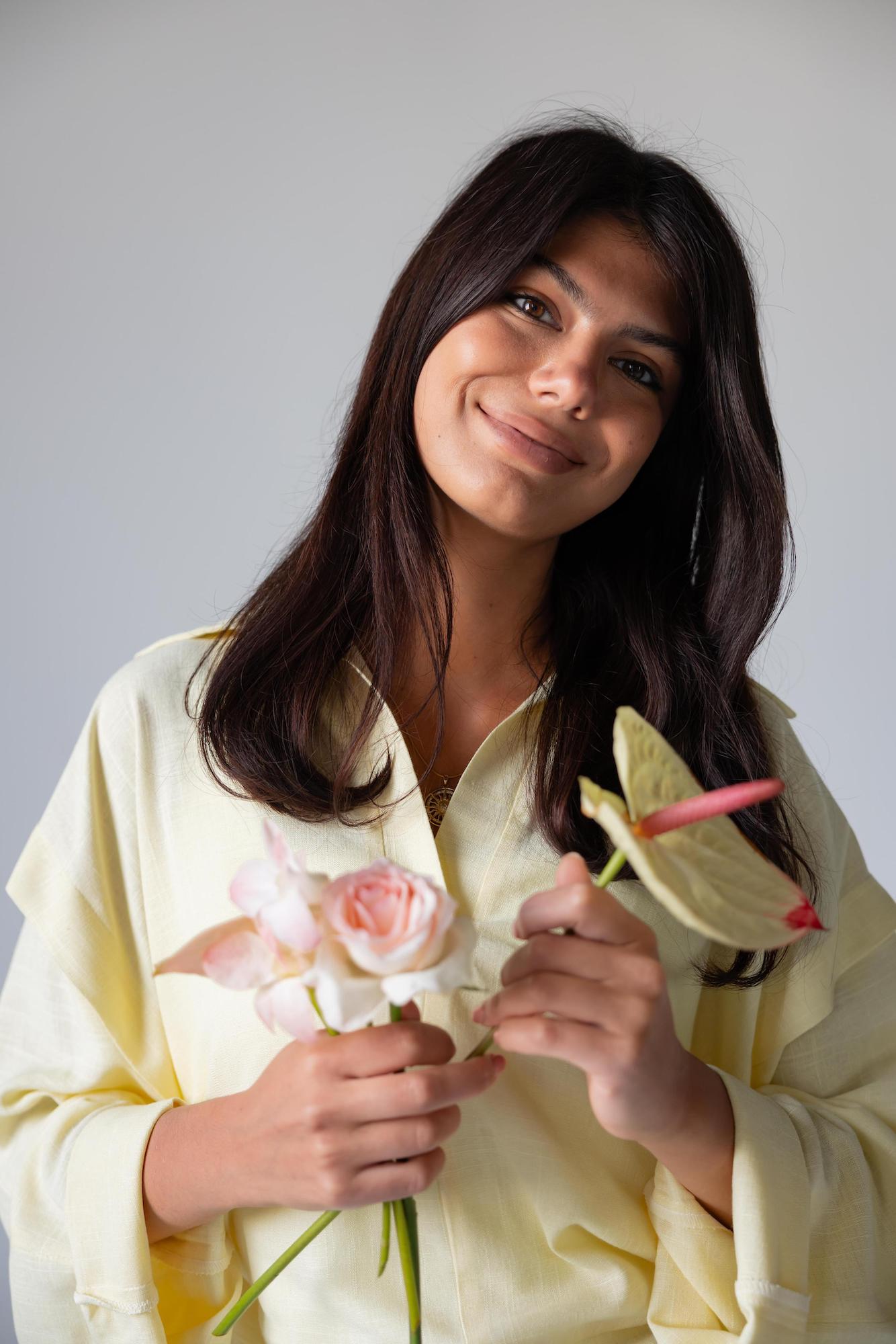 Luna Tie Linen Top - Haven Charm Egypt